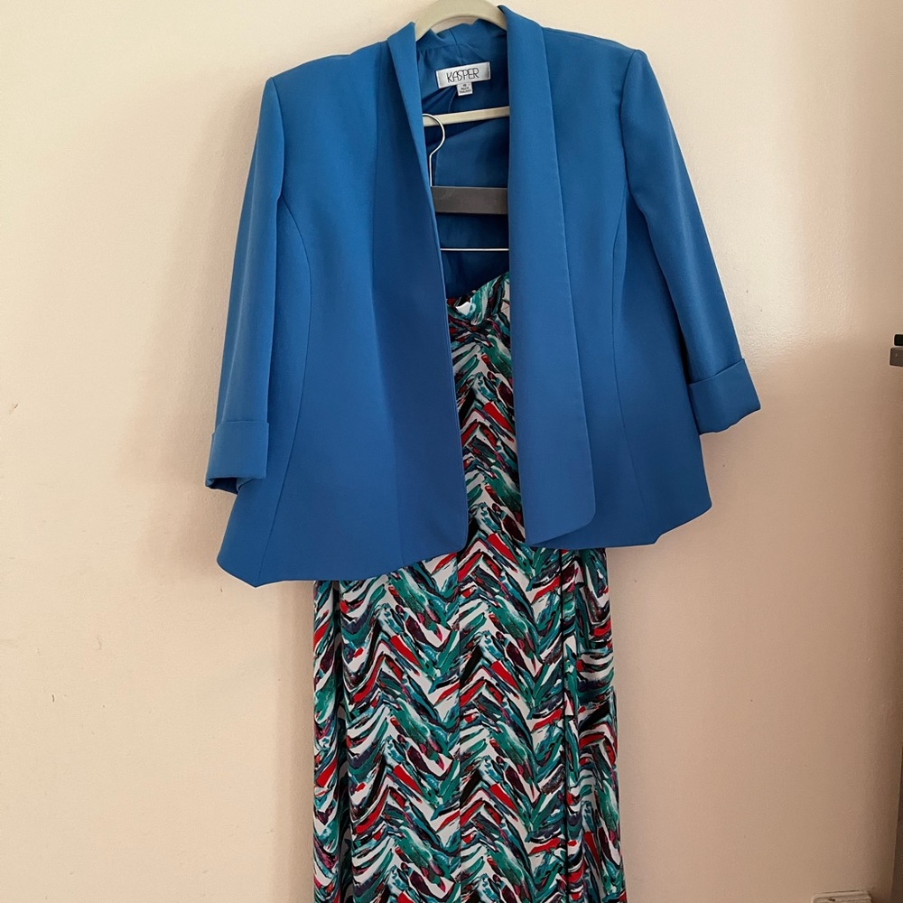 Kasper suit the jacket size 18 the skirt size xl